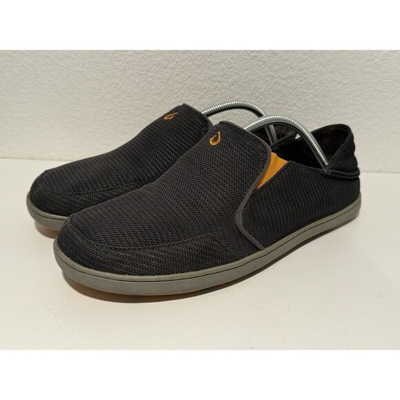 OLUKAI Mens Nohea Mesh Slip-On Shoes Size 10 Grey Sneakers NO INSOLES main image 13